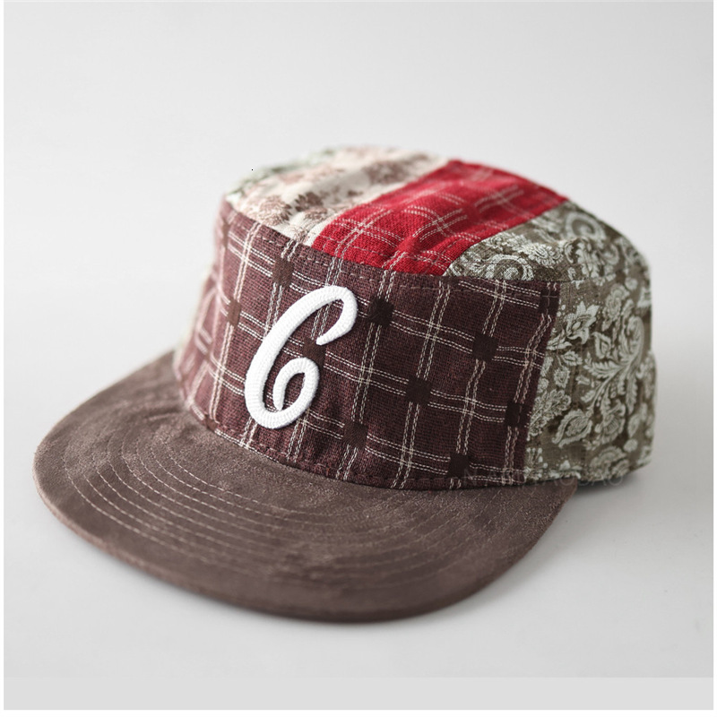 Luxury Cap Brand Designer Hat Luxury Cap Brand Designer Hat Luxury Cap Brand Designer Hat Floral Plaid Patchwork, Three-Dimensional Letter Design, F