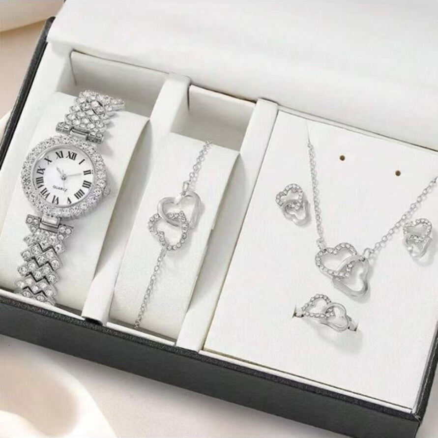 Women Wrist Watch Cheyin 5Pcs/Set Fashion Set Classic quartz Hot-Selling Women's Quartz ladies Watch Small Dial ljh456