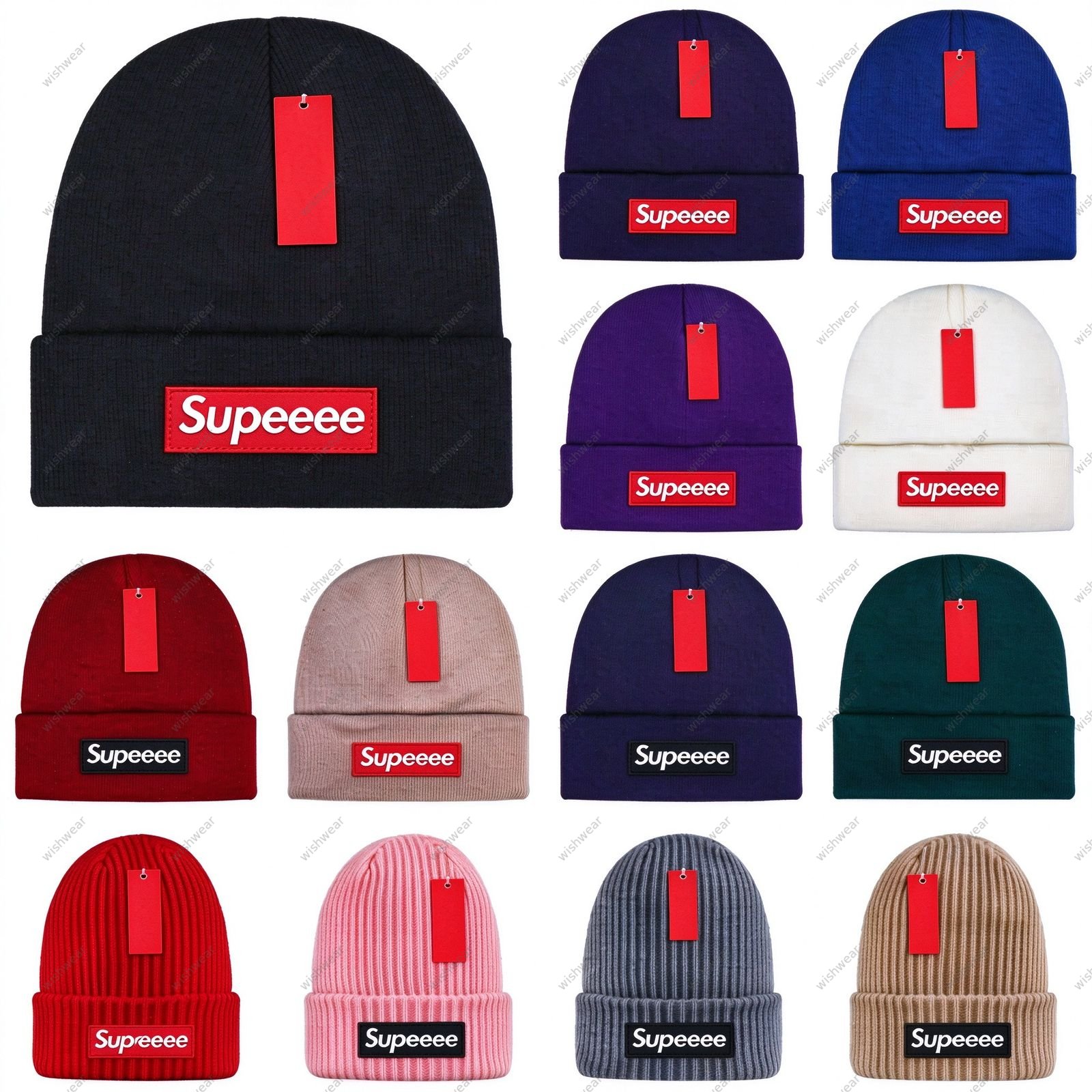 Super Designer Beanie Men Women Luxury Bonnet Wats With Red Patch Design Fleece Lnterior Warm Winter Hat Beanies Designer Men Knitted Black Winter
