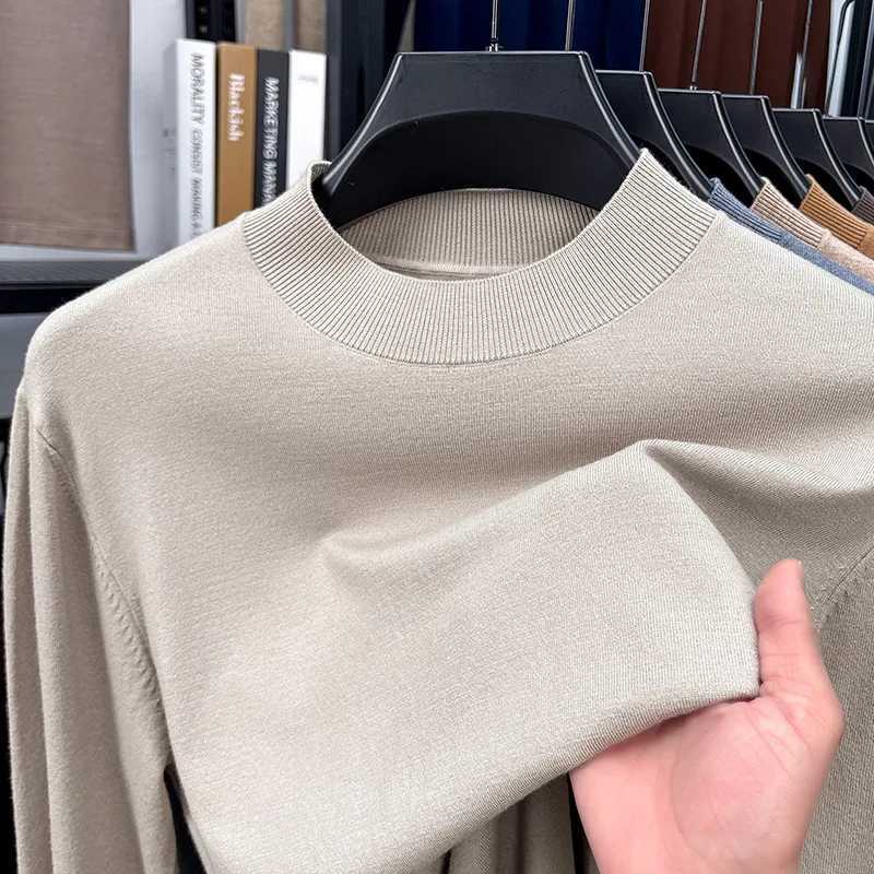 Silk Mens Mulberry Spring Autumn Wool Pullovers Thin Long Slve Knitted Sweater Unisex Super Soft Comfortable Pullover Clothing M261016