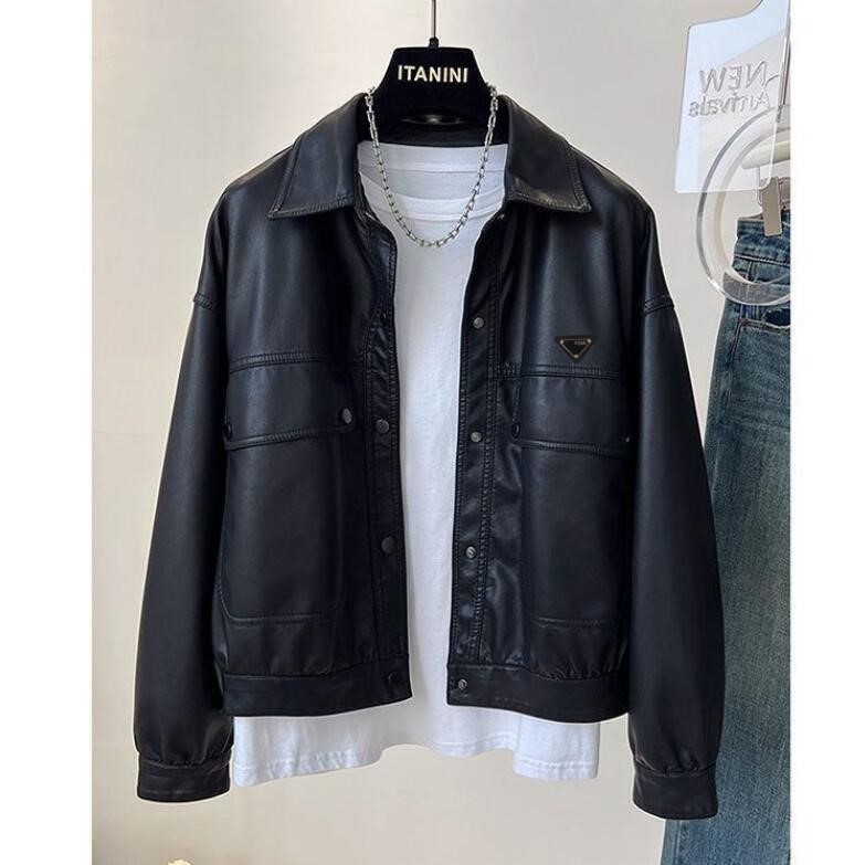 womens leather jacket Windbreaker jacket Logo Luxury Oversized designer jackets Brand lapel Clothes women's coat