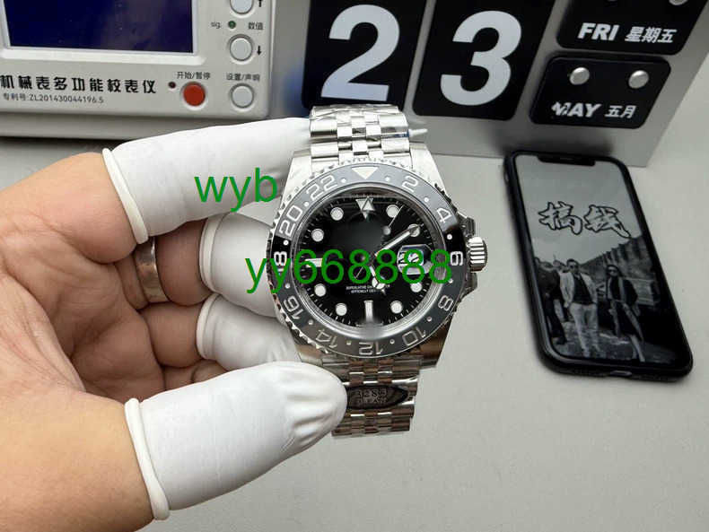 Watch Luxury Watch 40mm 126710 Grnr II Gray Circle Mens Watches m126710grnr-0003 Automatic Mechanical Watch Wristwatch Sports watch Business watch W