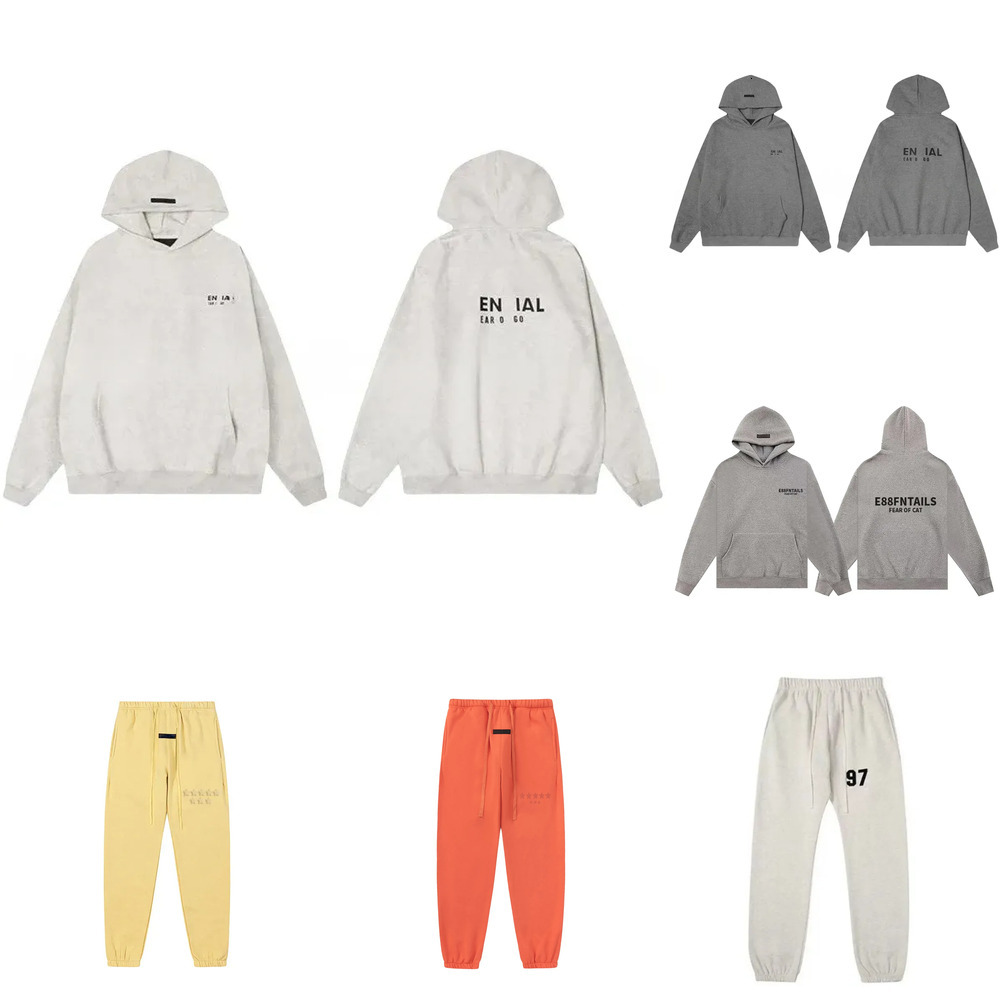 Essentials Designer Fashion hoodie Letter Sweatshirt Pants Men Women Essential T Shirt Shorts Long Sleeve 1977 Hoodie High Street Pullovers Essentia