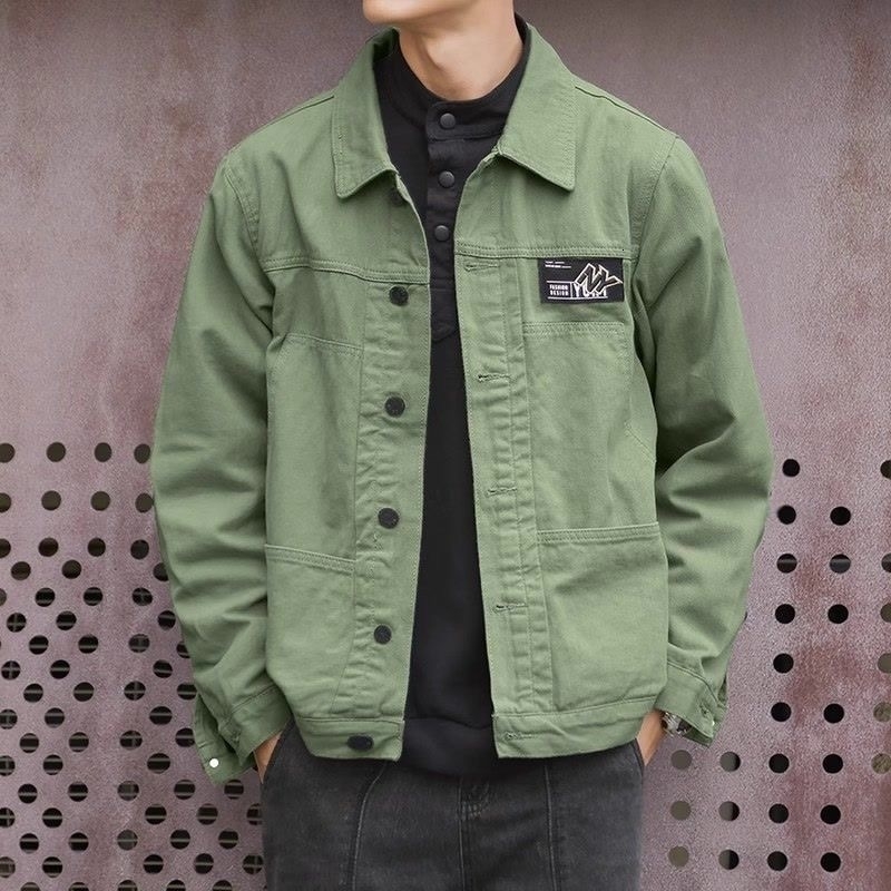 2025 Spring and Autumn Fashion Trend Tooling Denim Jacket Men's Casual Loose Comfortable High Quality PlusSize Coat M3XL y260929