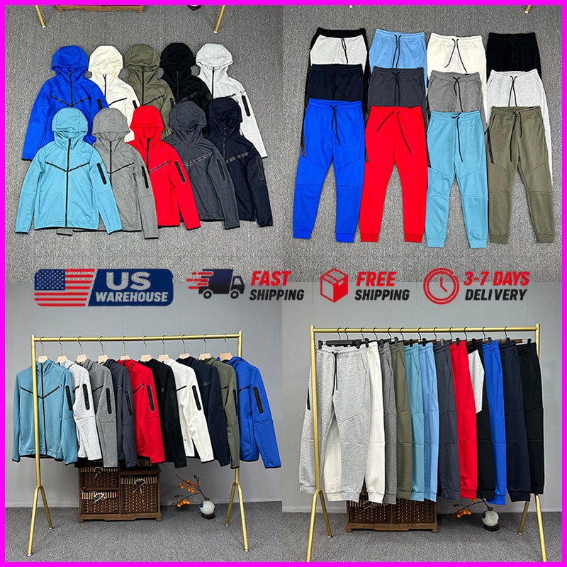 Designer Tracksuit Mens Tech Fleece Pants hoodie TechFleece veste bresil zip up jackets Womens Sweatpants zipper Cotton Trousers Men Bottoms Jogger
