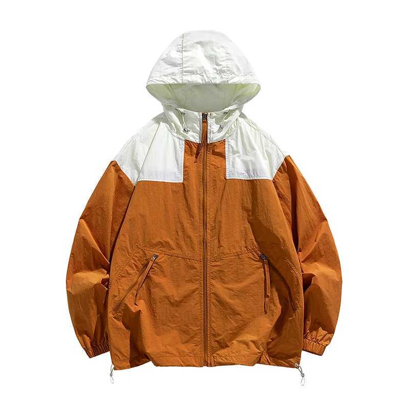 Summer New Hong Kong Style Couple Style Japanese and Korean Versatile Sunscreen Clothing Fashion Trend Versatile Outdoor Couple T261019