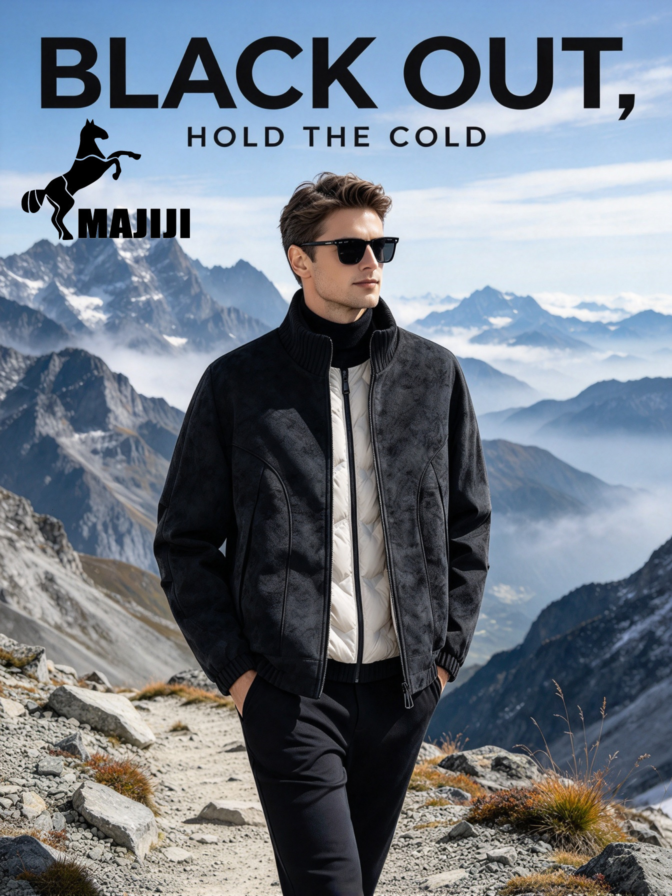 Men Stand Collar Leather White Duck Down Jacket 2026 Winter New American Retro Plush Texture Loose Fashion Versatile Warm Puffer Coat Windproof Dail