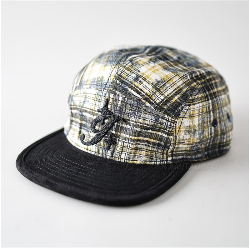 Luxury Cap Brand Designer Hat Luxury Cap Brand Designer Hat Luxury Cap Brand Designer Hat Plaid Color-Blocked Baseball Cap With Three-Dimensional Mu