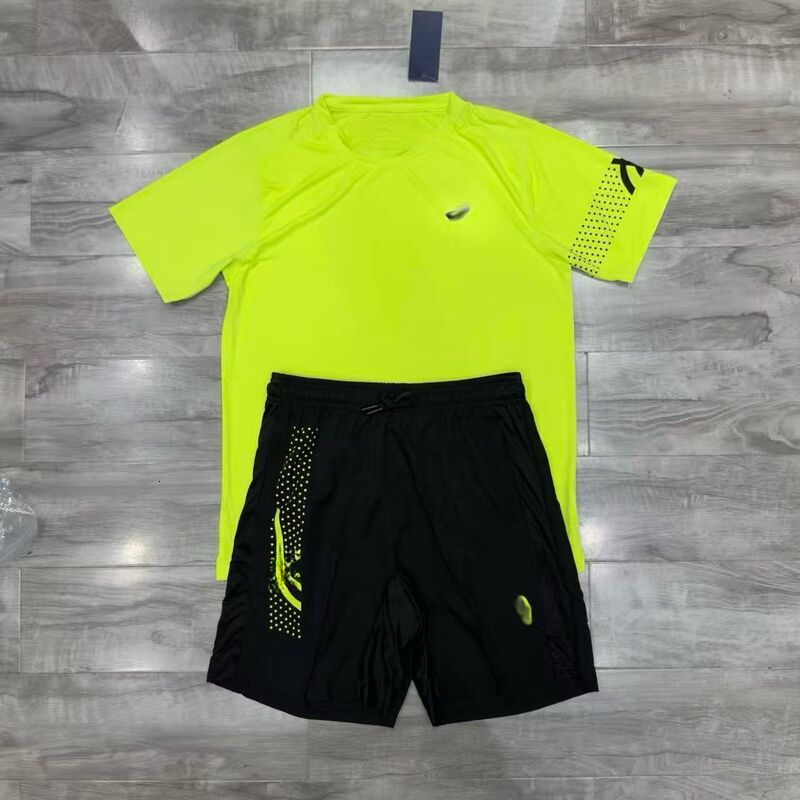 Oasis Tracksuit Designer Shirt Asic Tracksuit Summer Quick Drying Running Breathable Oasics Short Sleeve Shirt Aasics Shorts Kids Set For Men Polo S