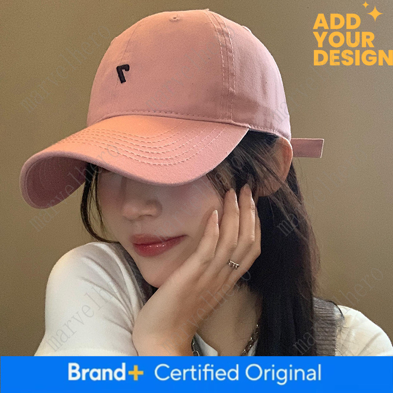 Korean INS Style Brightening Red Baseball Women Spring Summer Casual Patch Versatile Soft Top Large Head Circumference Duckbill Cap For Men