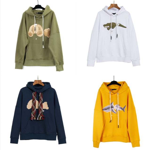 Men s Designer Hoodies Y2K Retro High Street Cute Animal Graphic Printed Oversized Loose Fit Hooded Hip Hop Streetwear Long Sleeve Drawstring Men Sw