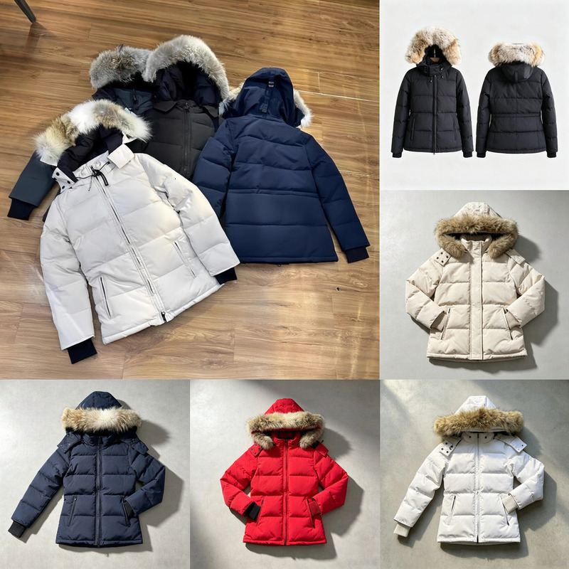 puffer jacket down winter jackets womens large pocket fur coat women outdoor thermal top female autumn designer clothes coats doudoune femme XS XXL