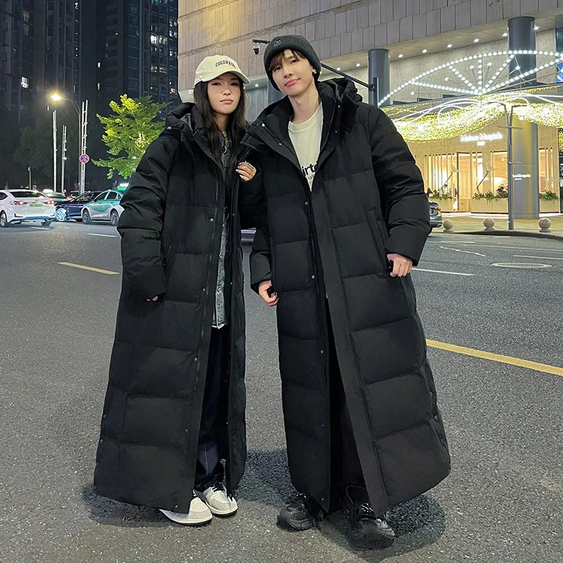 Zipper Down Coats Men Hooded Jackets Down Coat Cardigan Covered Button Outerwear Winter High Street Pockets Spliced 261019