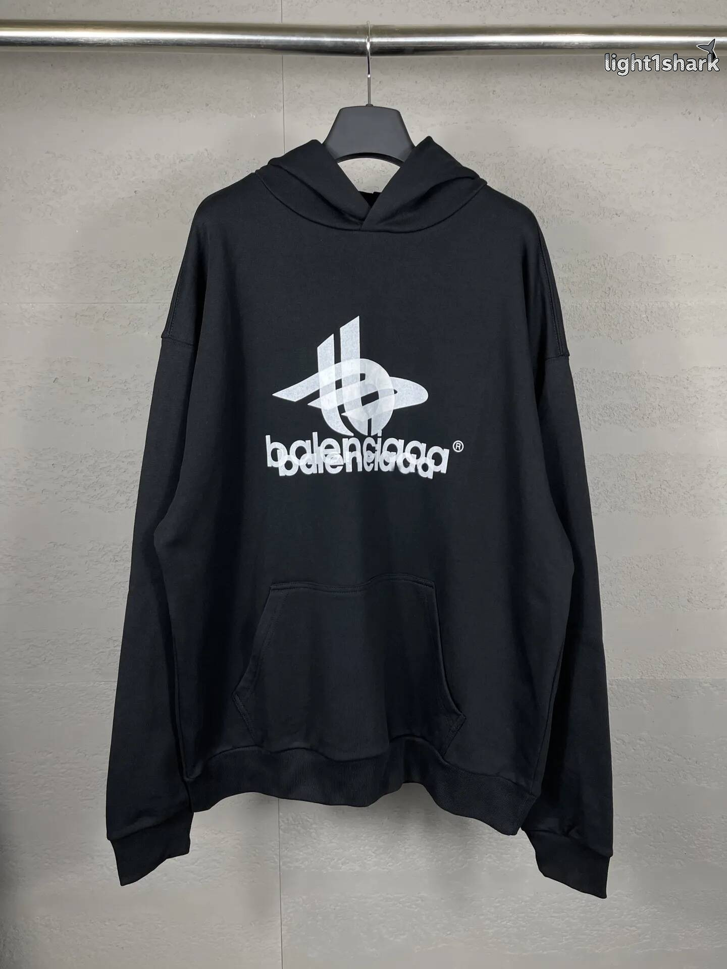 baIeniagag Hoodie Designer High Quality Luxury Cotton Clothes BB Correct Version Brand New Phantom Double Classic Pattern Printed Hoody Casual Wear