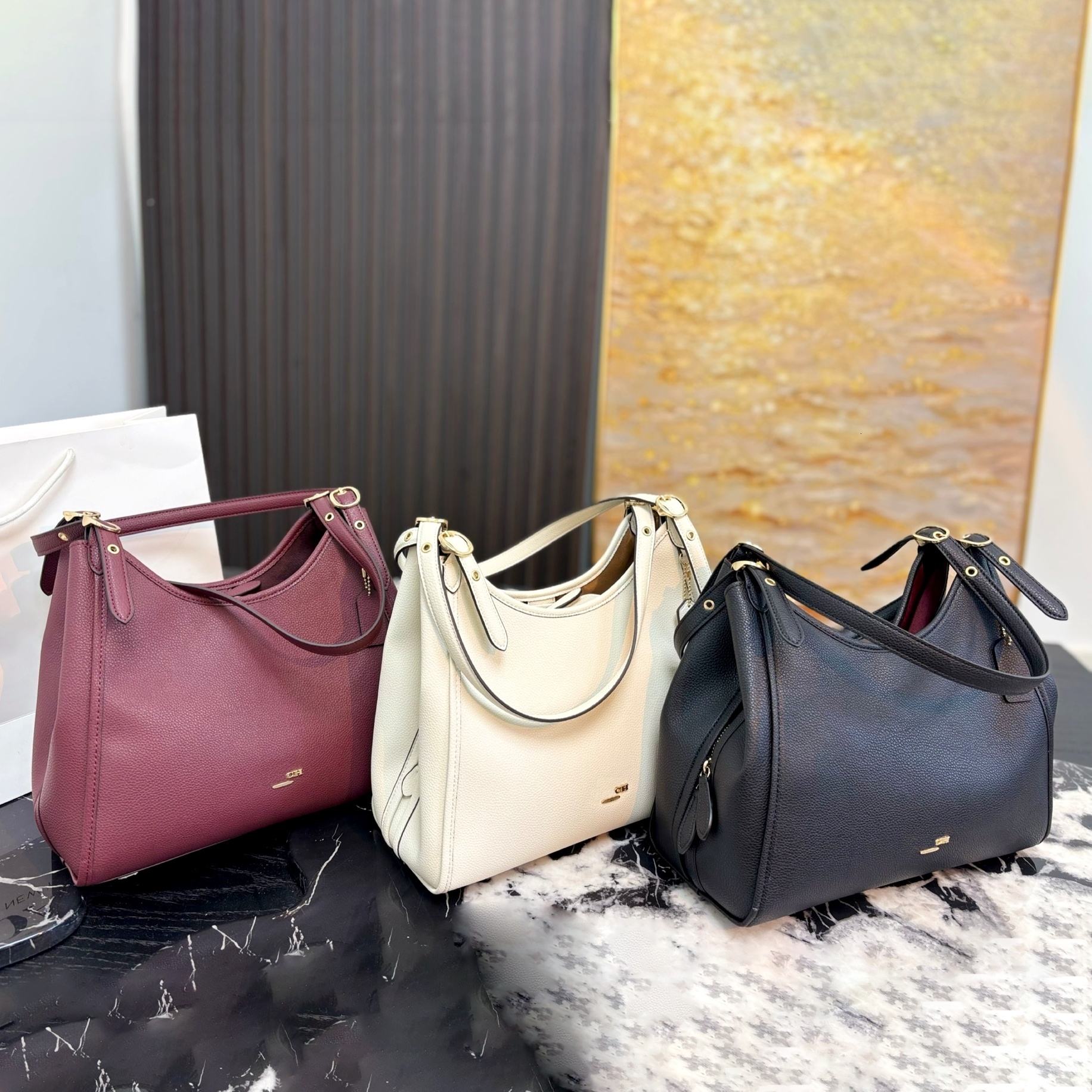 Jacquard Erin the tote Shoulder straps crossbody Bag Genuine Leather Underarm Luxury Womens hobo big small bags city travel Bags Handbag Designer Sh
