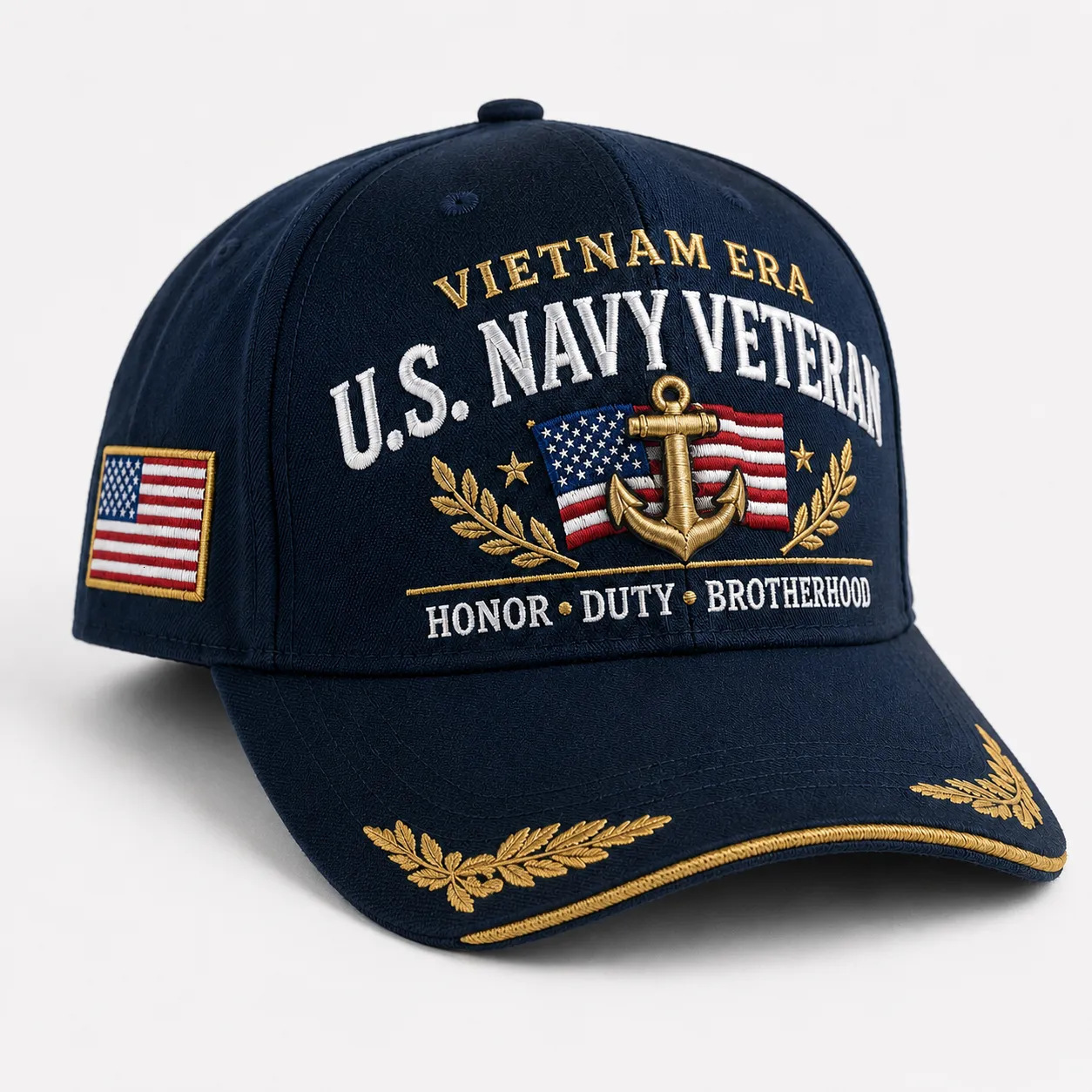 Luxury Cap Brand Designer Hat Luxury Cap Brand Designer Hat Luxury Cap Brand Designer Hat Embroidered New Baseball US Navy Duckbill Veteran Memorial