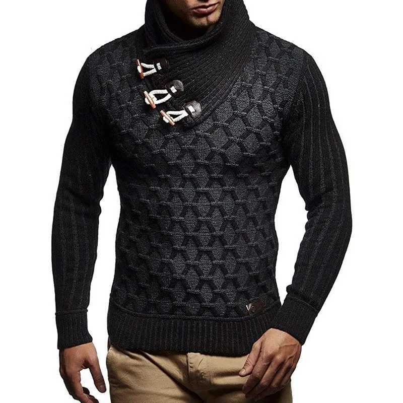 Men Autumn Winter Turtleneck Sweater 2025 New Casual Slim Mens Jumpers Sweaters Long Slve Knitted Vintage Sweater Pullover Men M2610161