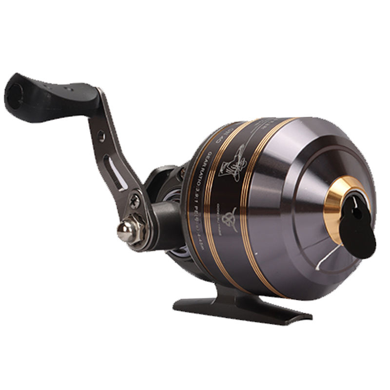 New Outdoor Fish Shooter Fishing Reel Set Slingshot Wrist Fish Dart Wheel Enclosed Stainless Steel Fish Reel