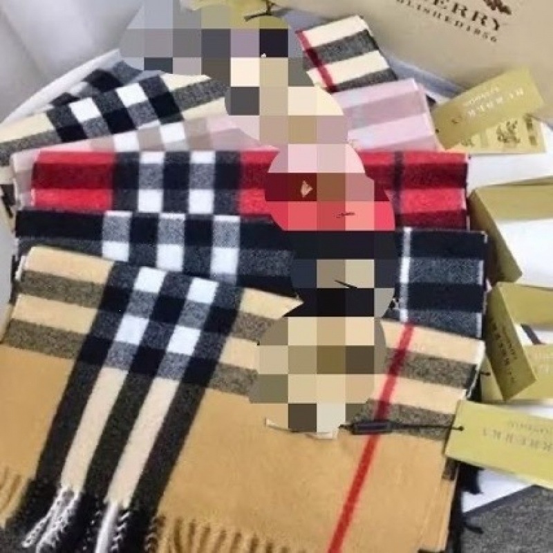 Autumn and Winter British Style Striped Plaid Imitation Cashmere Fringed Scarf Men and Women of The Same Style Couple Versatile Scarf