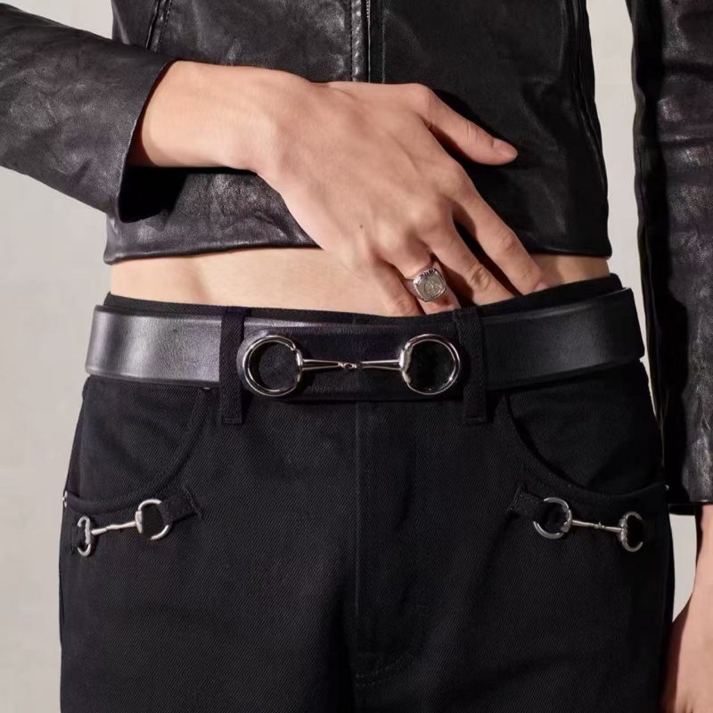 26SS Italian design luxury high-quality genuine leather black belt for men and women daily wear belt holiday gift