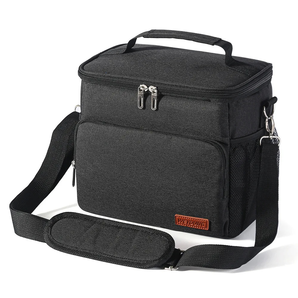 Thermal Shoulder Lunch Bag Waterproof Thick Cooler Handbag Large Insulated Food Grade PEVA Family School Picnic Refrigerator Box 261019
