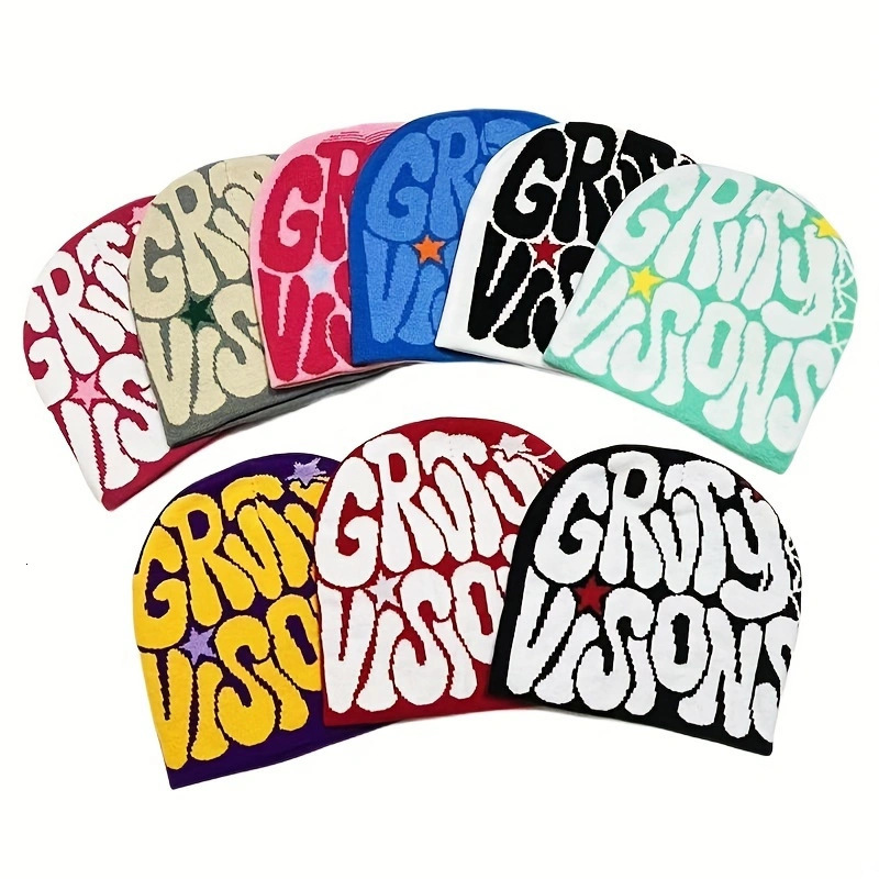 Luxury Cap Brand Designer Hat Luxury Cap Brand Designer Hat New GR Letter Knitted Hat For Men, European American Trendy Autumn And Winter Cold-Proof