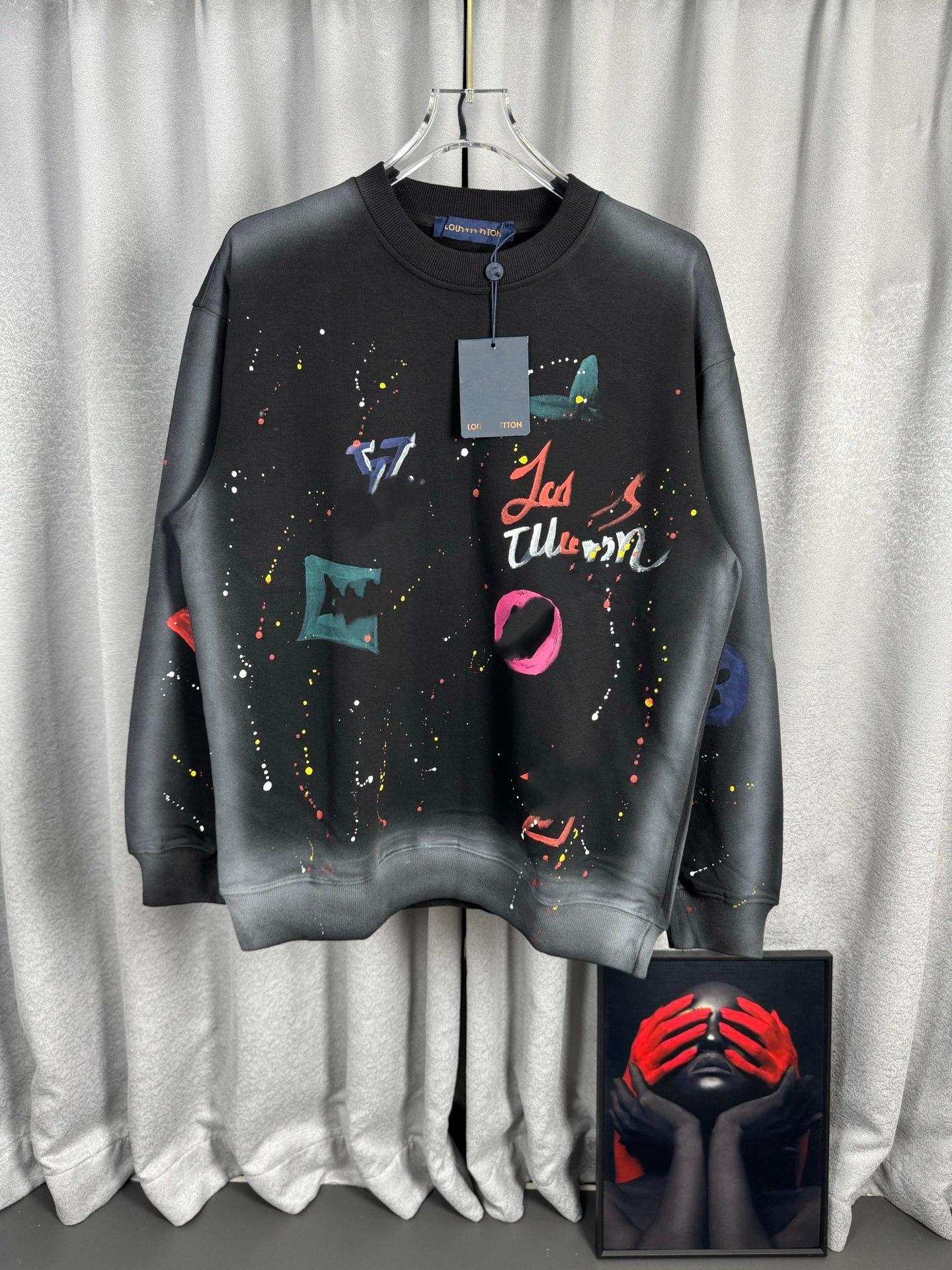 High-end version of the popular brand, authentic designer luxury spring/autumn collection, new trendy logo design, unisex casual sweatshirt