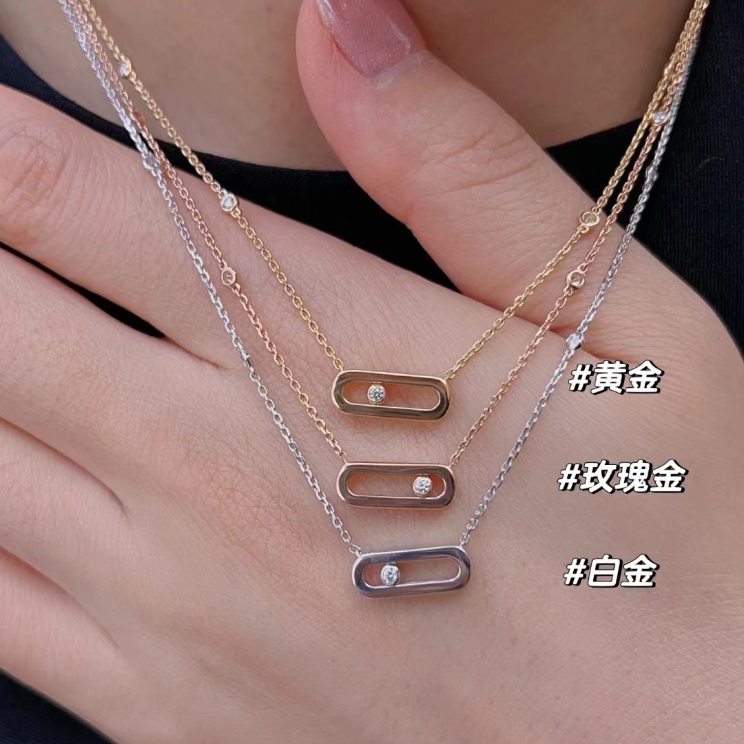 Messikaas Bijoux Collier Diamant Designer Mesikaa Collier Bijoux Petit Diamant Unique Collier Coulissant Pour Femmes Homme Pendentif
