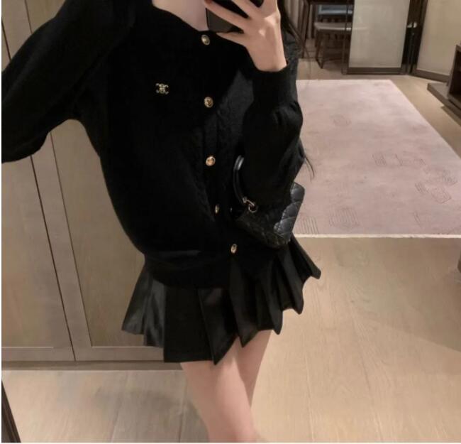 Women's Sweater Loose Knitted Cardigan Sweater Casual Top Luxury Vintage Designer Sweaters