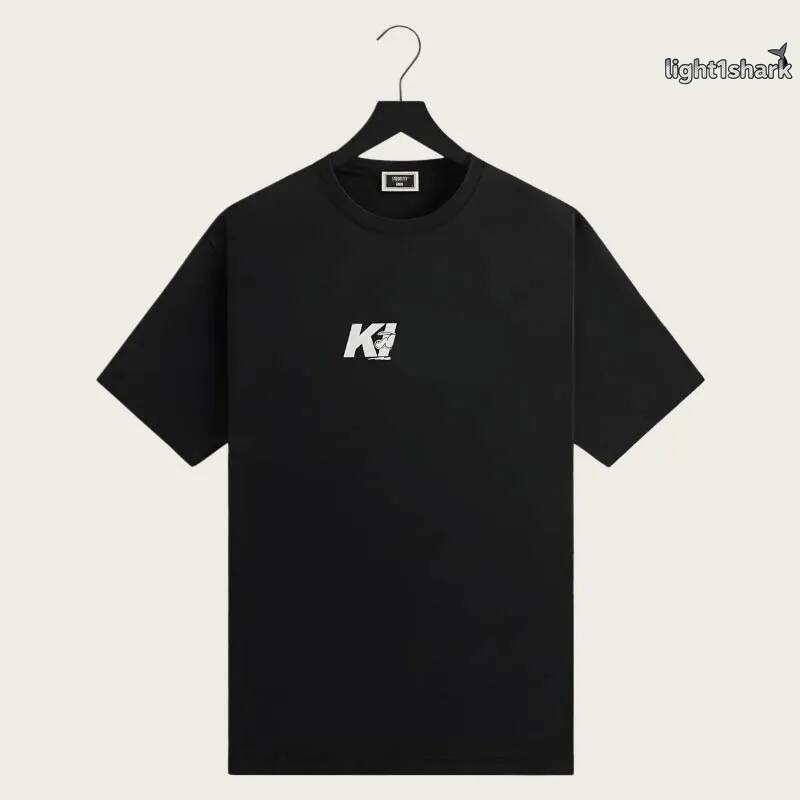 Kithity Tshirt Tee Designer Shirts New Payment Streetwear Summer Street Outfit High Quality Hommes Luxury Men Loose Casual Black Sport 87d