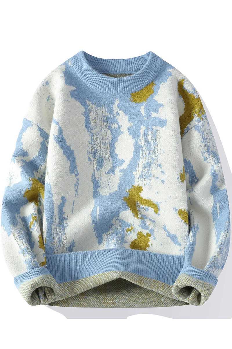 Fashion Autumn Men's and winter casual Round Neck Warm sweater slim fit Sweaters Men sweater male Thicken Warm wool pullovers M261016