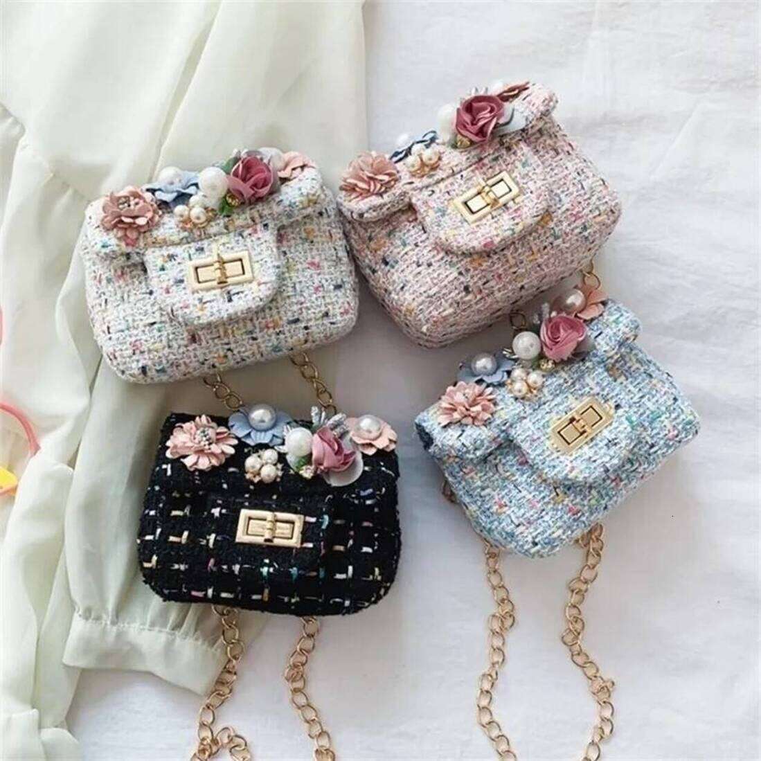 Kids Backpack Kids Hair Accessories Small toddler Girl Girls Cross Body Bag Spring Autumn Cute Children Flowers Applique Shoulde
