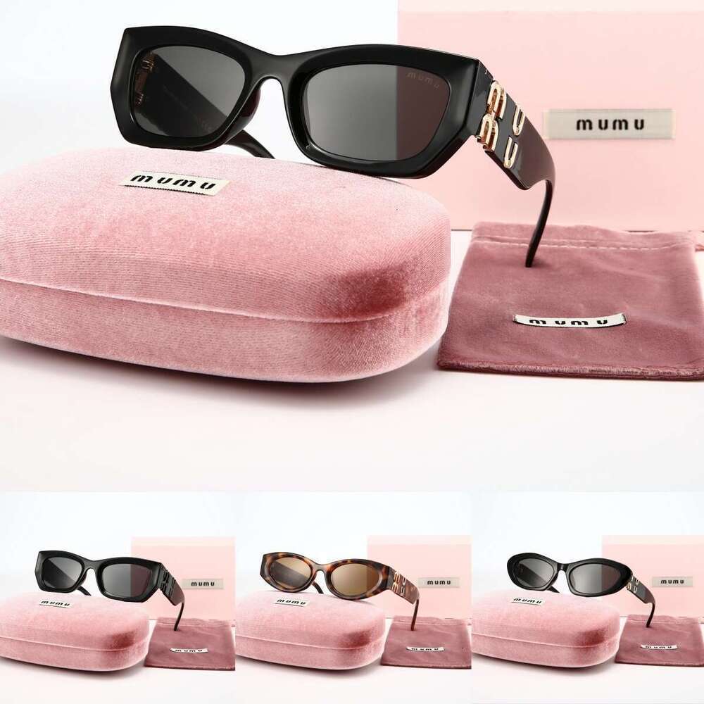 miummi Sunglasses Designer Sunglasses UV400 Protection Glasses Black Transparent Tortoise Clear Frame Cat Eye Luxury Daily Beach Outdoor Sunglasses