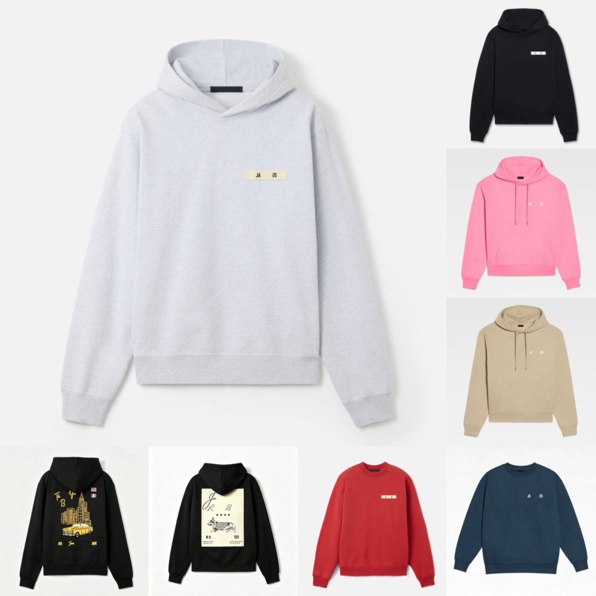 hoodies designer men jacquemes hoodie women Casual cotton fashion letter print luxury brand Jacquesmu Crew Neck pullover sweatshirt Unisex trendy zi