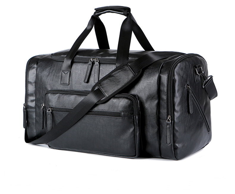 Designer Duffle Bag Women Men Large Capacity Business Men Travel Handbags Retro PU Leather Travel Luggage Pack Outdoor Shoulder Travel Bag For Male