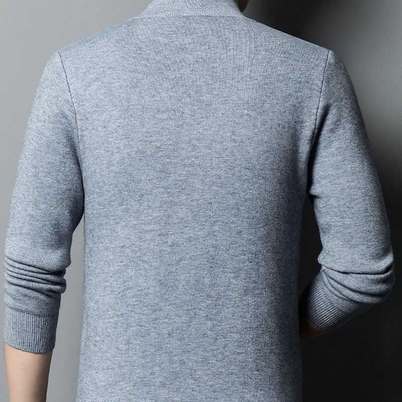 Autumn Slim Men Black Tops Winter Turtleneck Long Slve Slim Pullover Sweater Blouse Top Good Quty Spring Autumn Pullover M261016