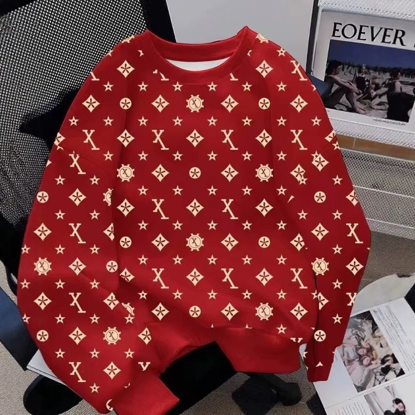 High-End Fashion Daily Luxury Clothing Old Money Style Round Neck Sweatshirt For Women With 3D Letter Print, New Autumn/Winter Fashionable Women
