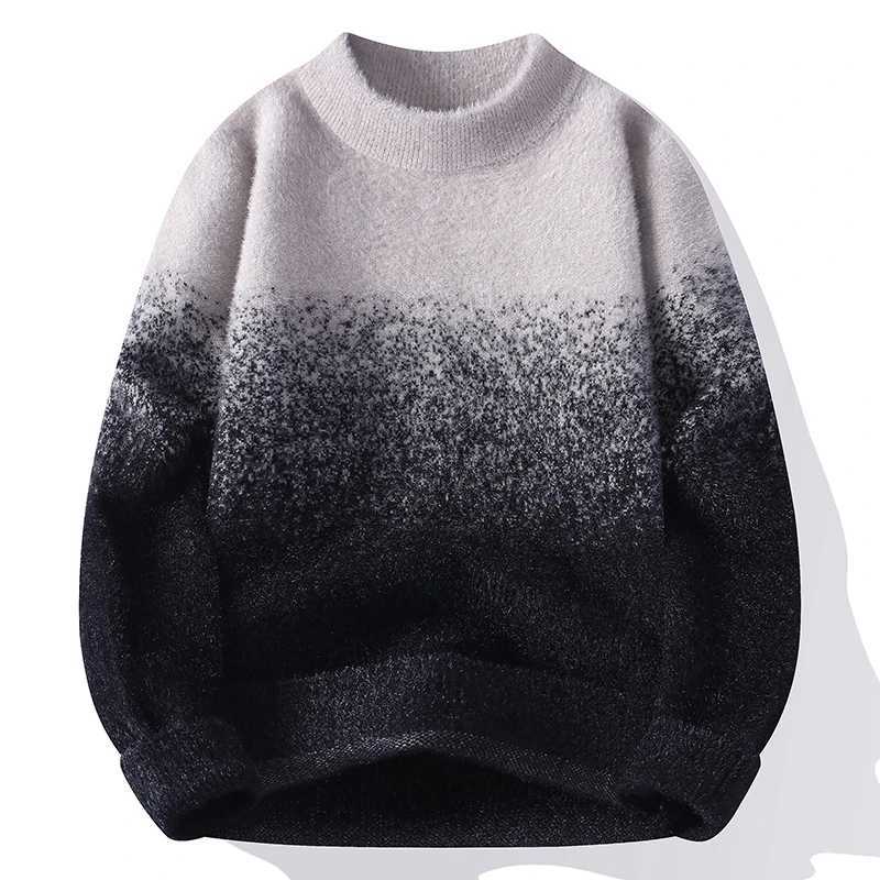 men Winter Letter pattern Sweaters thick sweater men dent youth sweaters autumn Men's wool pullovers full M261016