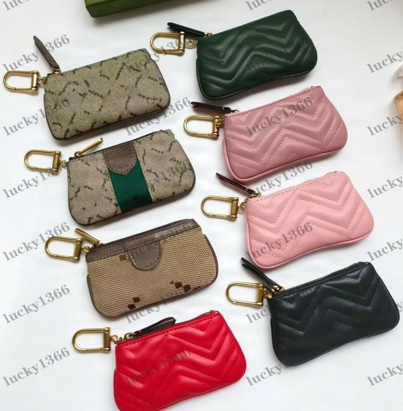 high quality Card Holder key pouch designer keychain wallet top quality mini bag purse coin pouch zippy pocket organizer