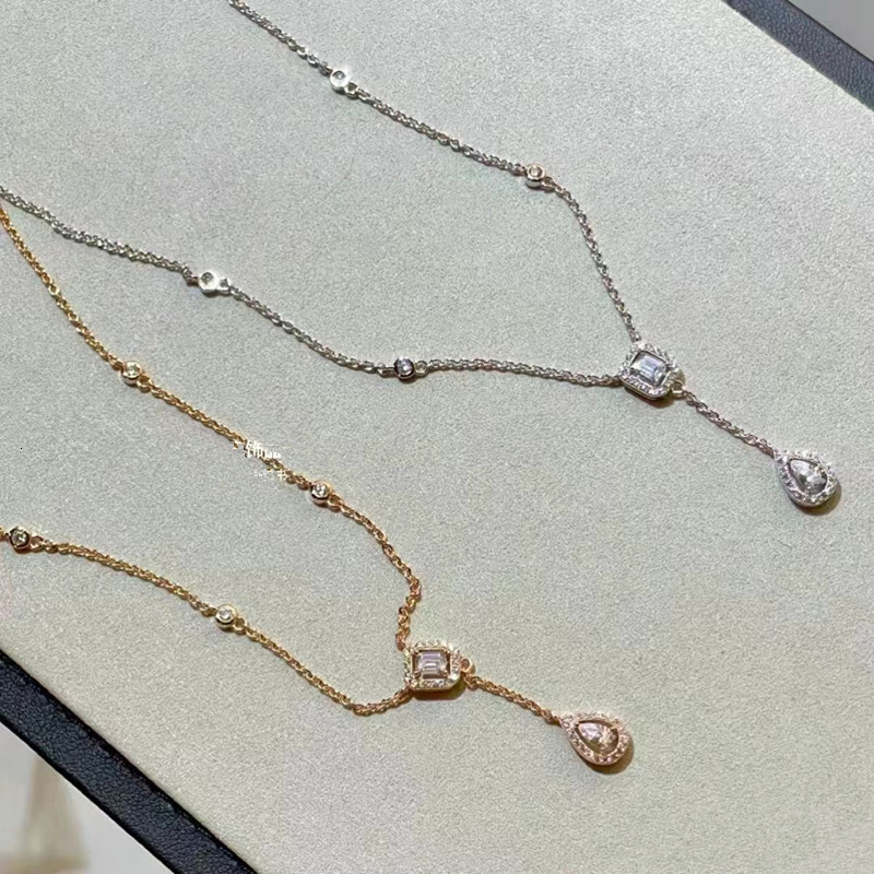 Messikaas Bijoux Collier Diamant Designer Mesikaa Collier Bijoux Diamant Incrusté Rock Candy Coeur Collier Pour Femmes Homme