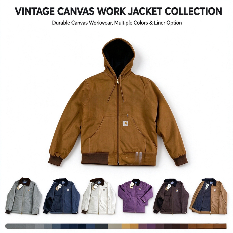 Car har Jacket men Designer Coat Top Quality J140 Classic American Jacket overall Hooded Work Jacket With Warm And Windproof Cotton High quality Jac