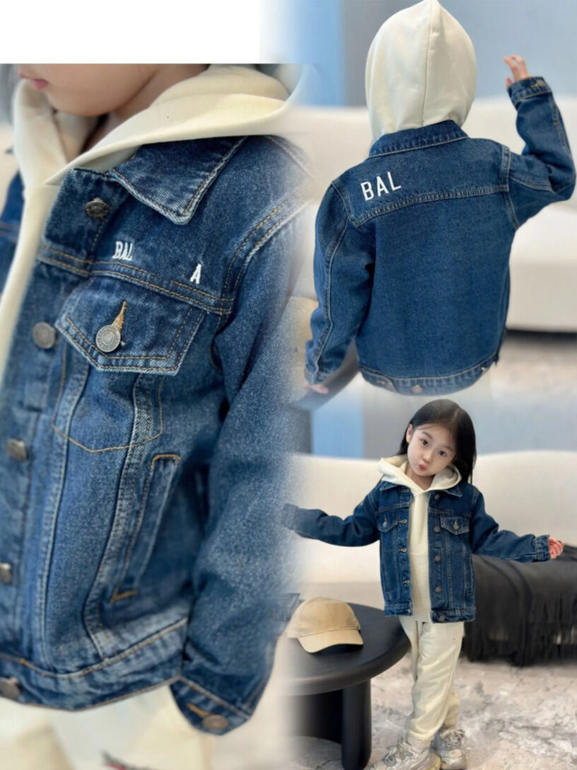 Girls Jacket Kid Jean Kids Designer Clothes Jackets Baby Boy Jeans windbreaker Luxury Brand Fasion Top Child Cl