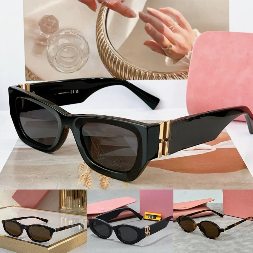 miummi sunglasses Design sunglasses Designer for Women Mens mm Classic Cat Eye Glasses Square Fashion Sunglasses Small Frame Oval Monogram Legs Lett