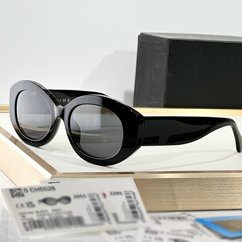 Luxury Oval sunglasses For Women Designer Acetate Frame Fashion Classic 5528 SUNGLASSES Men Summer Drive Glasses Womens Sunglasses UV400 With Box