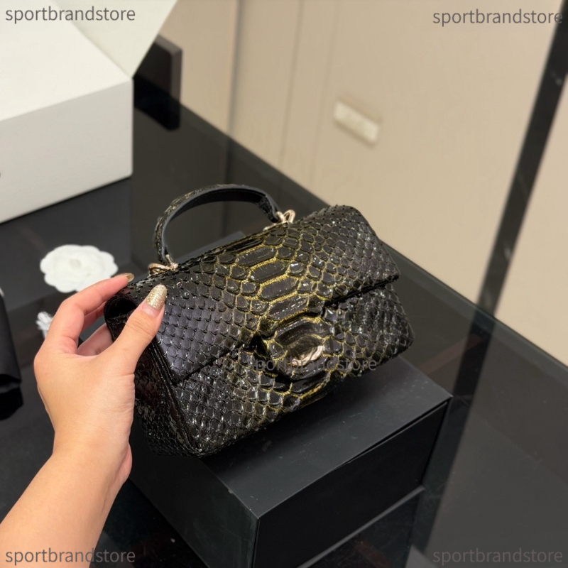 Designer Bag Tweed Bag Flap Bag Top Handles Bag Women Metal Chain Bag Leather Luxury Clutch Bag Caviar Shoulder Bag Mini Bag Handbag Fashion HandBag