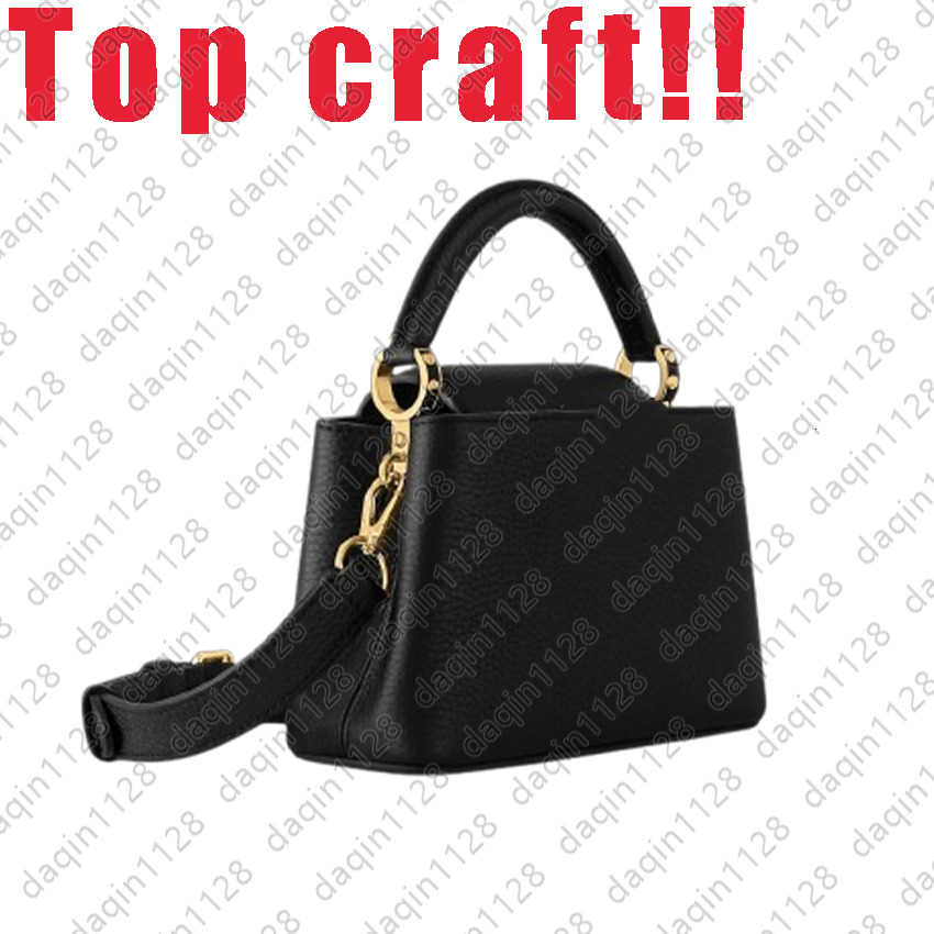 New Ladies Fashion Top Handle Satchel Bag Designer Chain Womens Shoulder Bag Capucines Handbag Purse Luxury Travel Pochette M24728 M21690 C08BLO