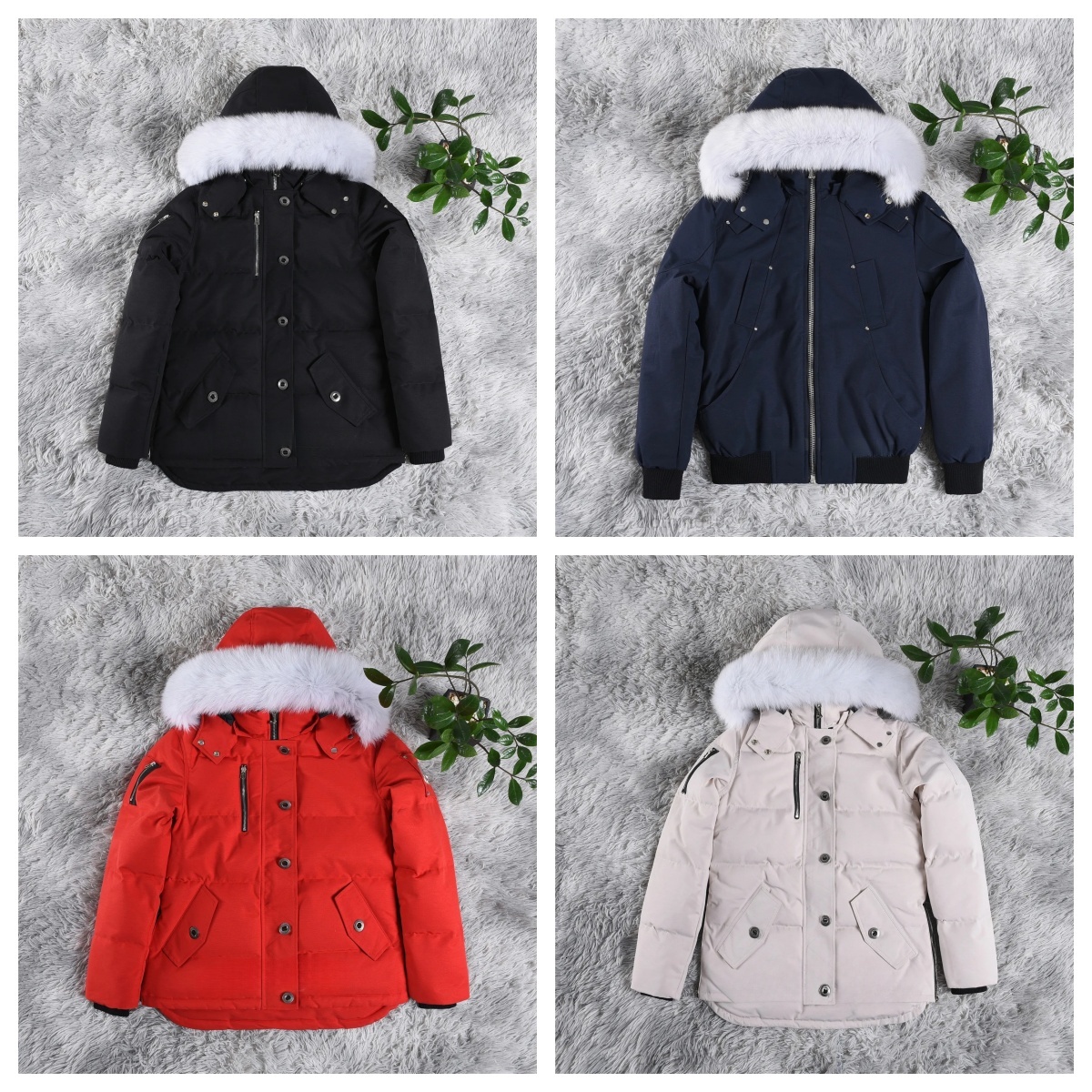 Moosseness Jacket Down Jacket Mens Moosseness Kucckle Puffer Jacket Waterproof White Duck Coat Trend Designer Casual Version Mooseeness Knuucklecoat