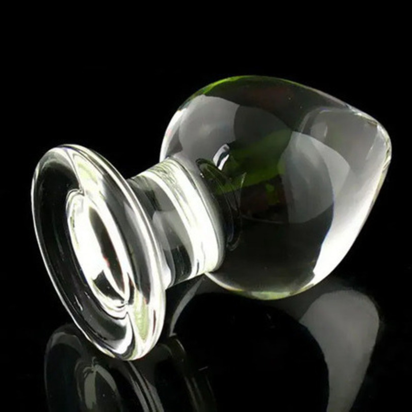 a:55Mm Transparent Glass Anal Balls Anus Plugs Dilator Big Butt Plug G Spot Stimulator Adult adult toys Toys Buttplug Sex Toys Products BA08