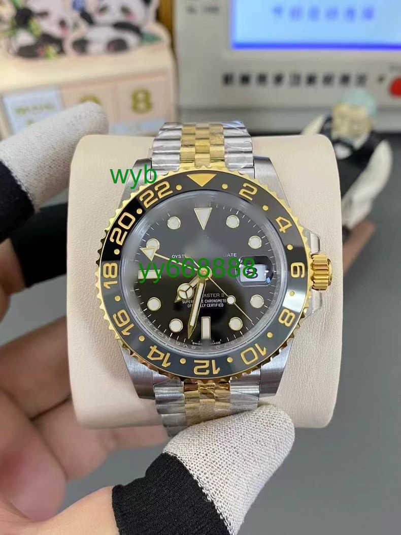 Watch Luxury Watch 40mm 126713 Grnr II gold Circle Mens Watches m126713grnr-0001 Automatic Mechanical Watch Wristwatch Sports watch Business watch W