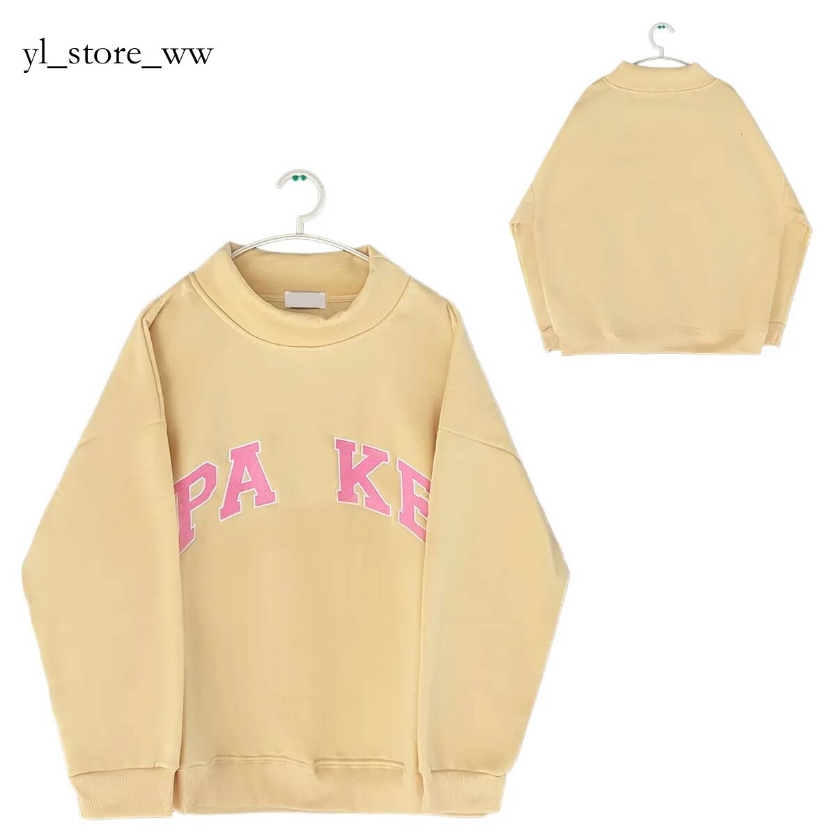 parke Hoodie round neck Designer New High Quality Contemporary Style Womens Embroideried Casual Cotton Jumpers Loose Vintage College Sparkly Long Sl